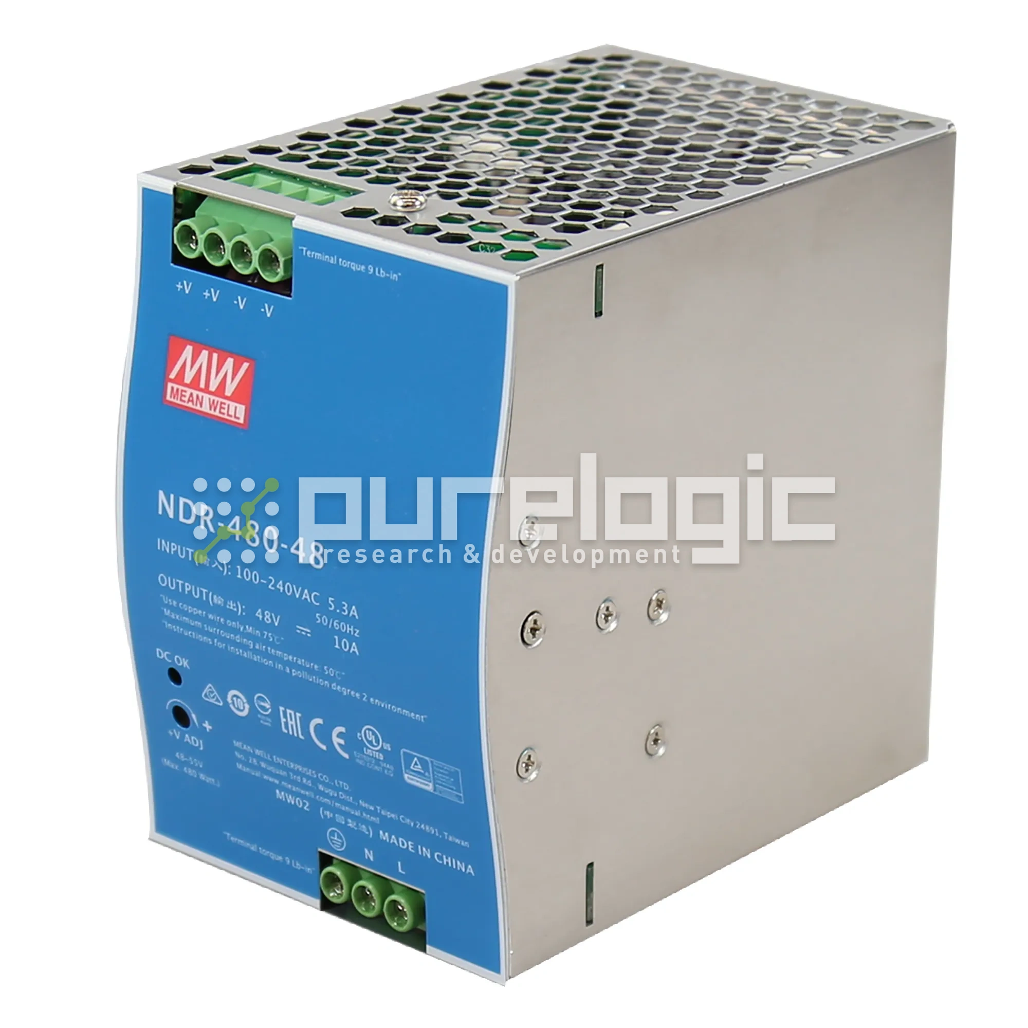 Источник питания импульсный NDR-480-48 11 071 Источник питания импульсный NDR-480-48 фото