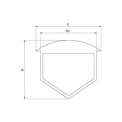 Заглушка пазовая RC10 76 руб. Заглушка пазовая RC10