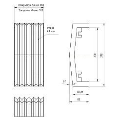 Гофрозащита DCV-T21-800 3 854 руб. Гофрозащита DCV-T21-800