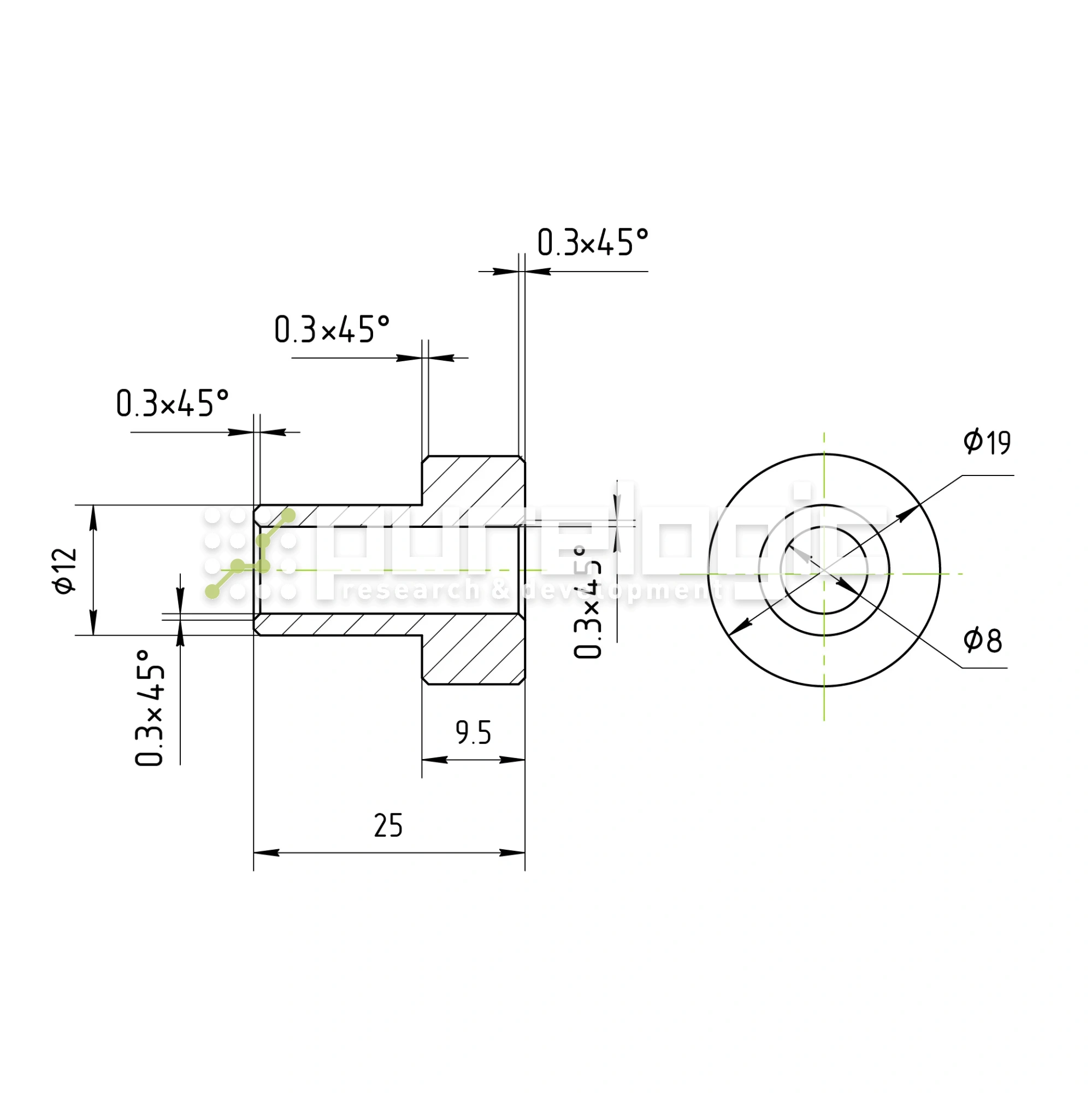 Втулка PLB3 1 531 Втулка PLB3 фото