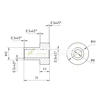 Втулка PLB3 1 531 Втулка PLB3 фото