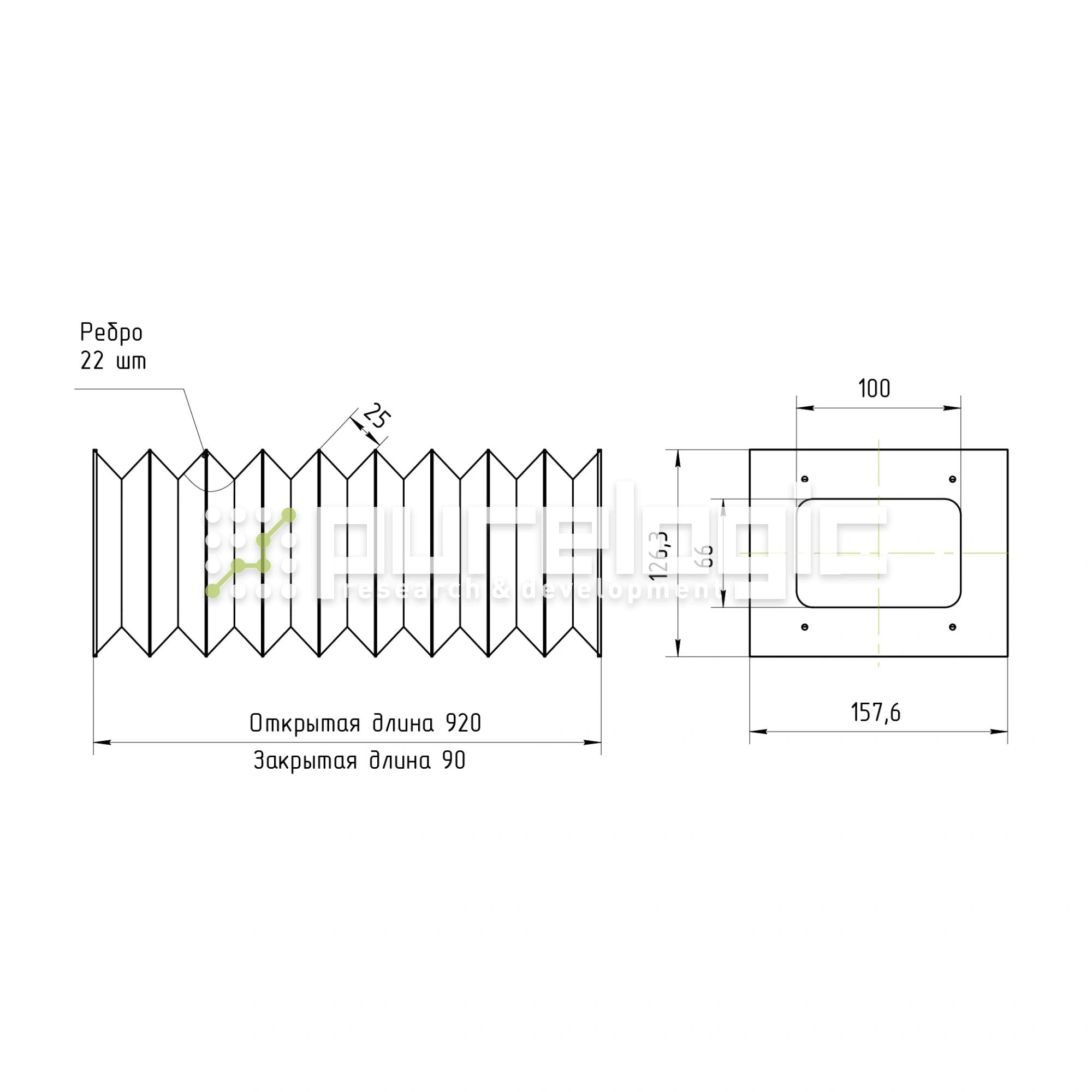 Гофрозащита DCV-T31-800 4 587 Гофрозащита DCV-T31-800 фото