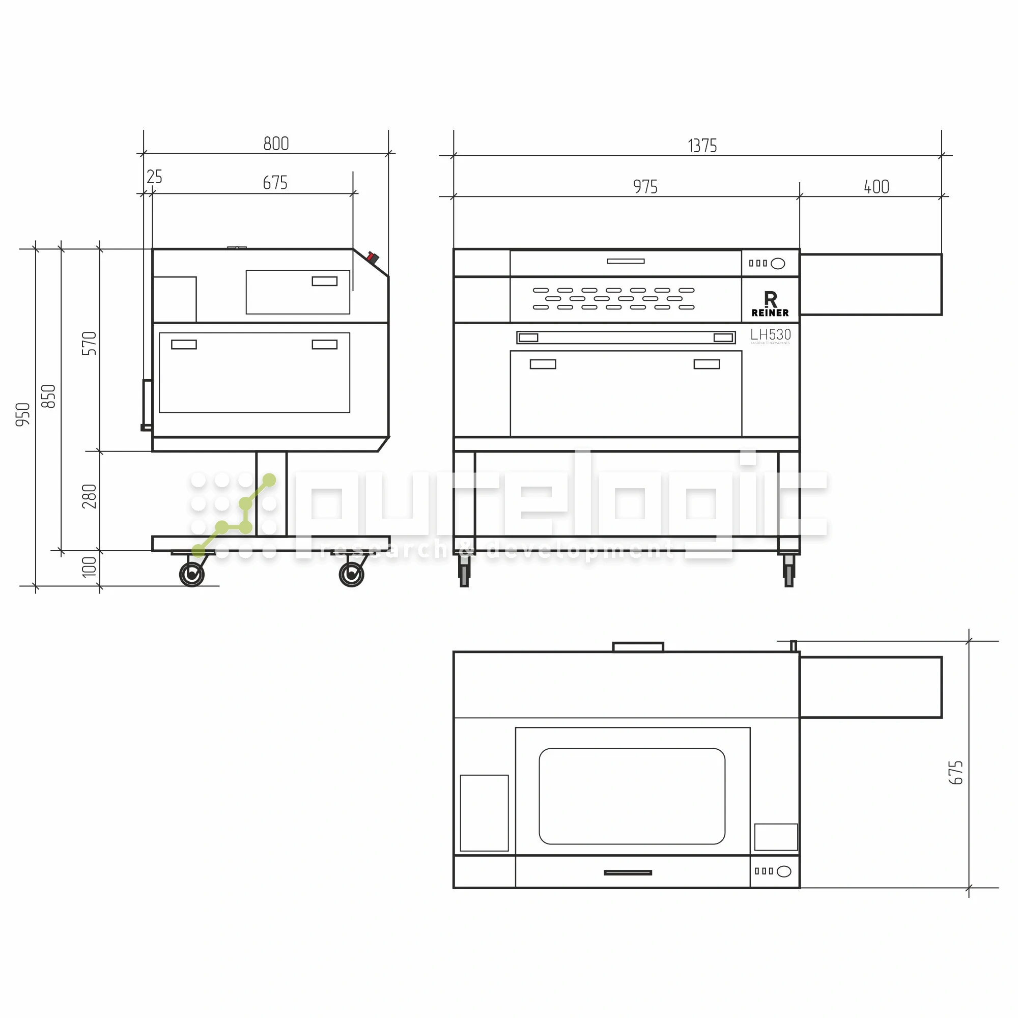 Лазерный станок REINER LH530-60W 198 735 Лазерный станок REINER LH530-60W фото